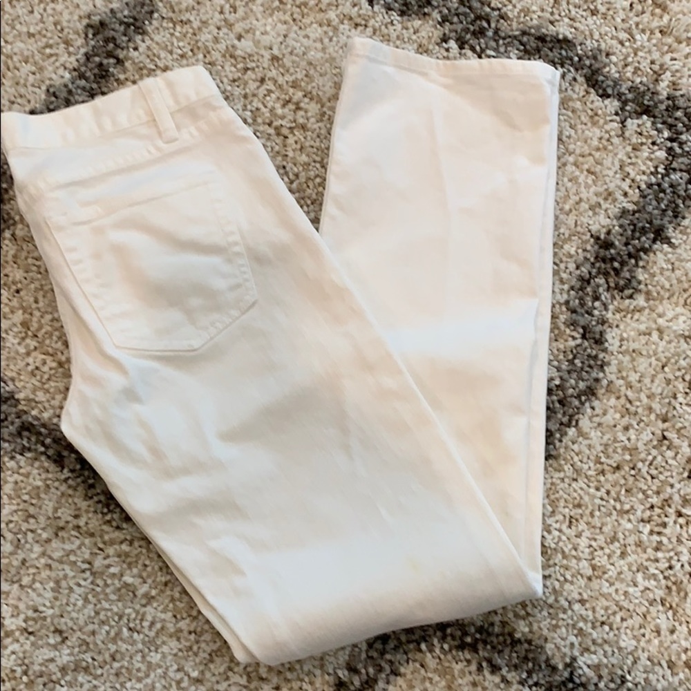 JCrew white jeans